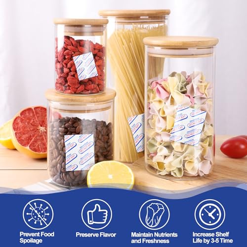 200CC Food Grade Oxygen Absorbers - 100 Packs for Long Term Storage