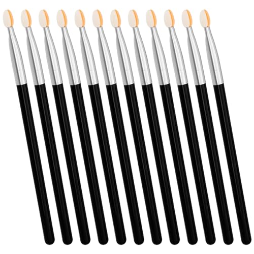KALIONE 12 Pcs Long Eyeshadow Applicator Sponge Makeup Brushes Set
