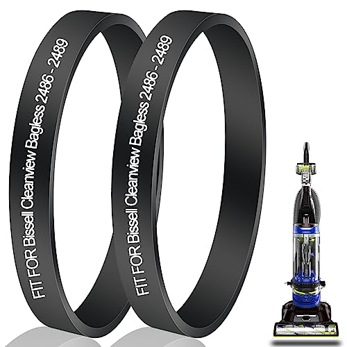 Vacuum Belts for Bissell Cleanview Bagless Vacuum - 2 Pack