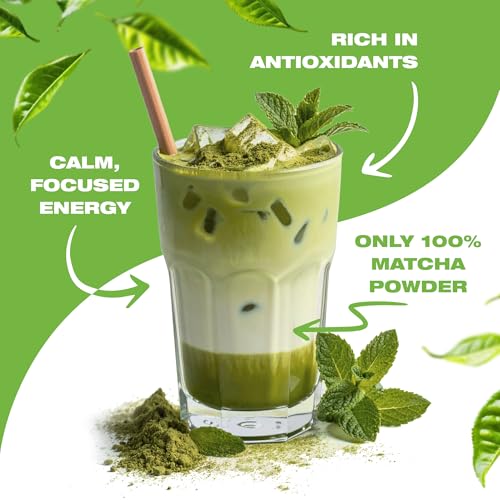 Total Tea USDA Organic Matcha Green Tea Powder - 4 Oz Premium Grade