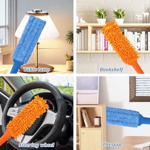 3-Piece Telescoping Gap Duster Set with Microfiber Covers