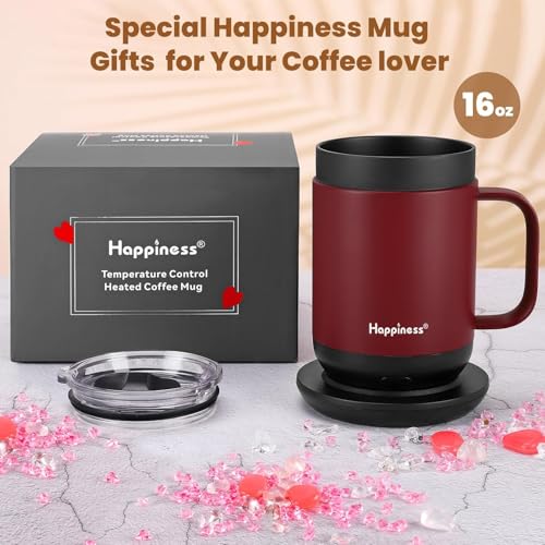 Self-Heating Coffee Mug 16oz Temperature Control Smart Cup - Spill-Resistant
