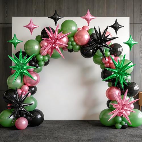 Adorely Star Balloons Set - 6pcs 22" & 10pcs 10" for Parties