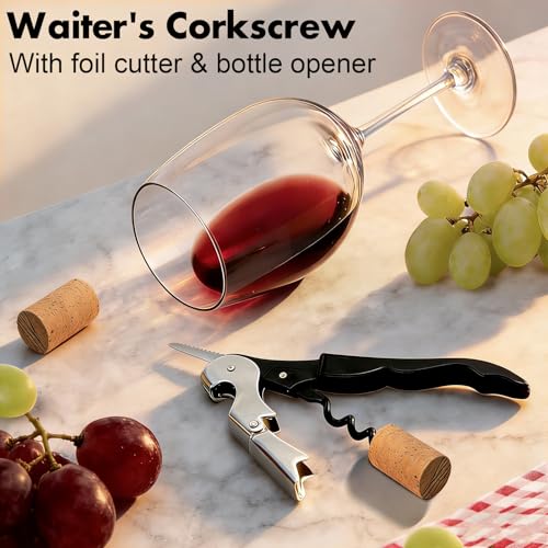 UGNEL 3-Piece Professional Can, Bottle, and Wine Opener Set, Stainless Steel