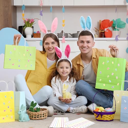 3000PCS Mini Easter Bunny Stickers for Crafts & Decor