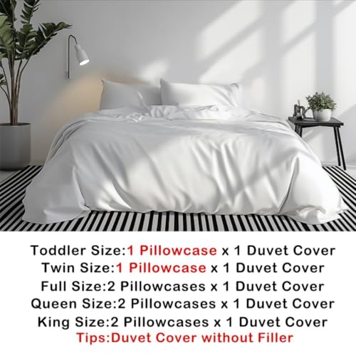 Pink Gingerbread Man Duvet Cover Set Twin No Comforter - Christmas Bedroom Decor