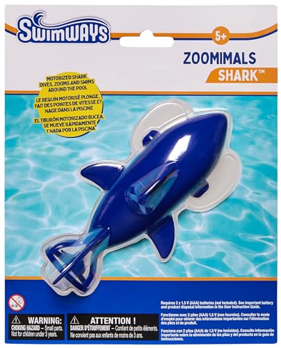SwimWays Zoomimals Shark Pool Toy - 1 Pack for Ages 5+
