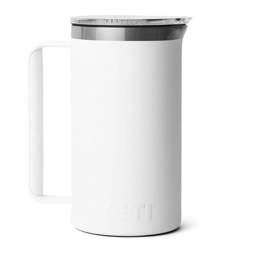 YETI Rambler 34 oz Pitcher, Vacuum Insulated, Stainless Steel with MagSlider Lid, White