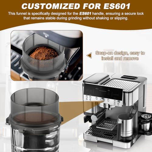 Ninja ES601 Portafilter Funnel - No-Mess Coffee Dosing Ring