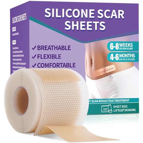 Mitgary Silicone Scar Sheets - Medical Grade Tape for C-Sections & Surgeries