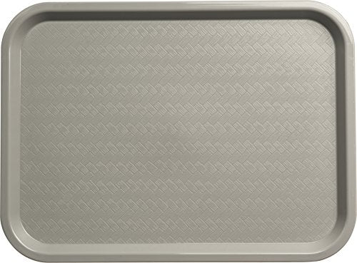Carlisle Café Fast Food Tray, 12" x 16", 24 Count - Gray