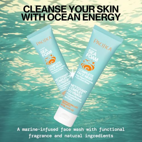 Pacifica Sea Foam Mini Face Wash & Gentle Foaming Cleanser 1.4 fl oz