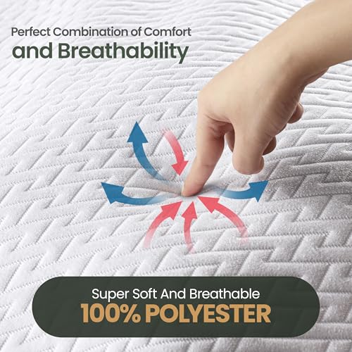 Utopia Bedding Twin Waterproof Mattress Protector White 15" Deep Pocket