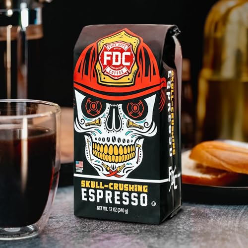 Skull Crushing Espresso Dark Roast Coffee - 12 oz (2 Pack) - Veteran Owned
