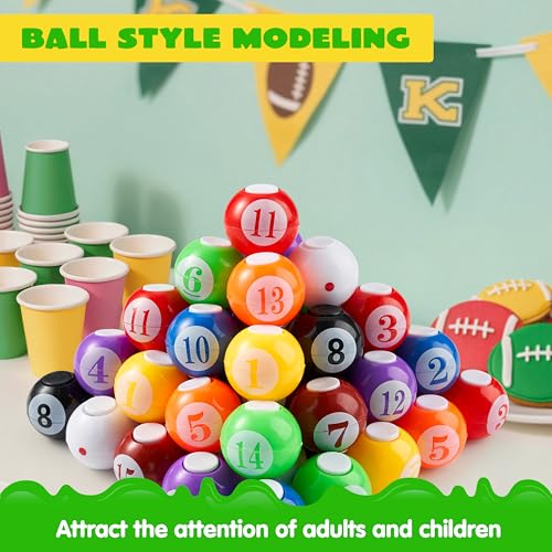 JOYIN 36-Pack 8-Ball Pool Fidget Spinners for Kids Party Favors, 1.3 Inch, Safe & Durable