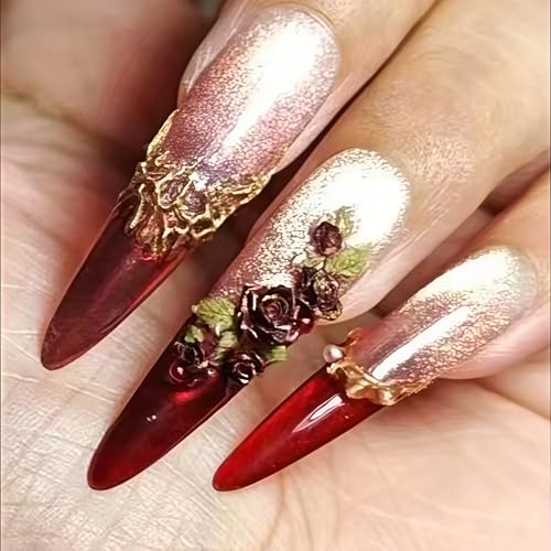 3D Flower Silicone Nail Art Mold for Gel and Acrylic Rose Embellishments