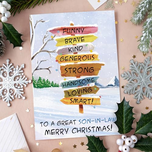 Funny Christmas Card for Son-in-Law - Supoeguk Holiday Greeting