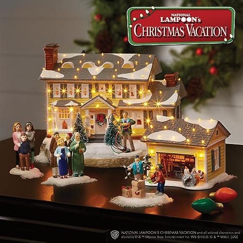 Department 56 Snow Village Christmas Vacation Figurine - Freezing Our Baguettes Off, Dolomite Snow Variant, 3.25 Inch, Multicolor