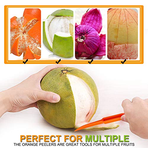 Citrus Peeler Tools Set - 2 Pack Plastic Fruit Slicers