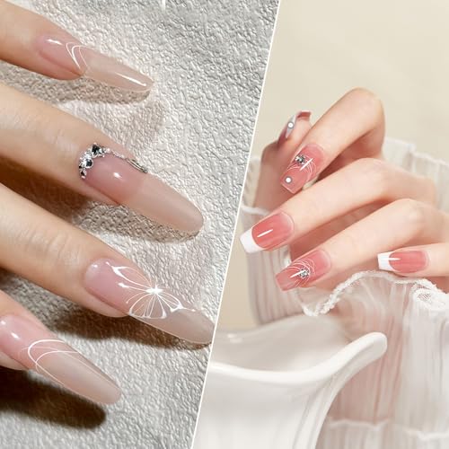 Gyraolvant White Spider Nail Liner Gel Paint for Thin Lines Nail Art