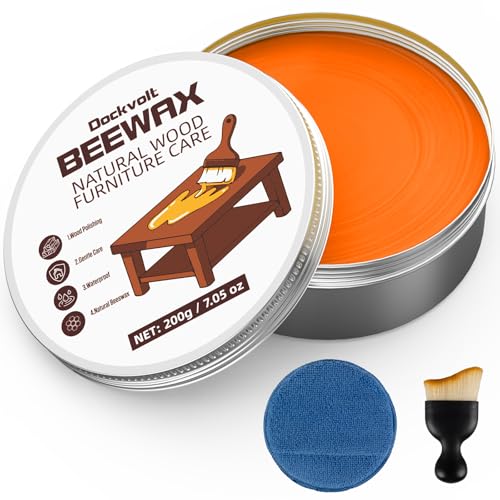 Beeswax Wood Polish for Furniture - Natural Waterproof Restorer