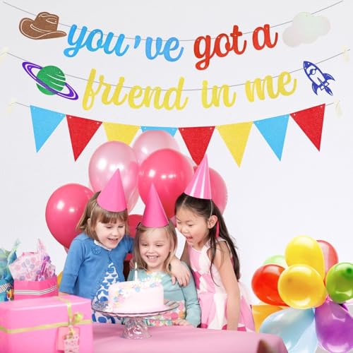 You've Got A Friend in Me Birthday Banner & Pennant Streamers