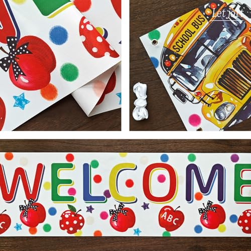 Colorful 6FT Welcome Banner for Back to School Events