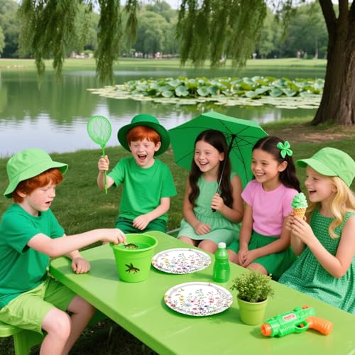Wildflower Disposable Dessert Plates Set - 50pcs 7 Inch Floral Plates for Parties