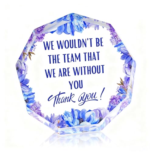 Team Mom Appreciation Acrylic Plaque - Leadership Gift for Women