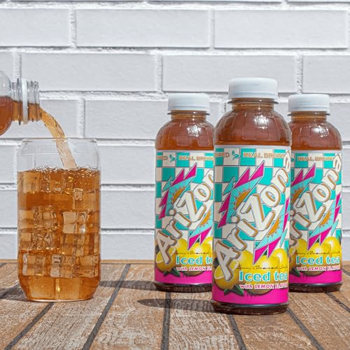 AriZona Lemon Tea - 16 Fl Oz (Pack of 24) - Refreshing Iced Tea