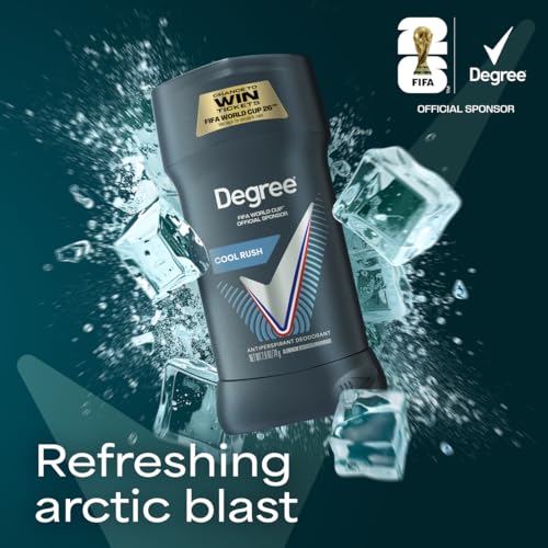 Degree Men Antiperspirant Deodorant Stick Cool Rush 2.7 oz