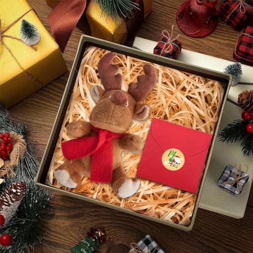 16 Cute Christmas Cards with Envelopes & Blessing Messages