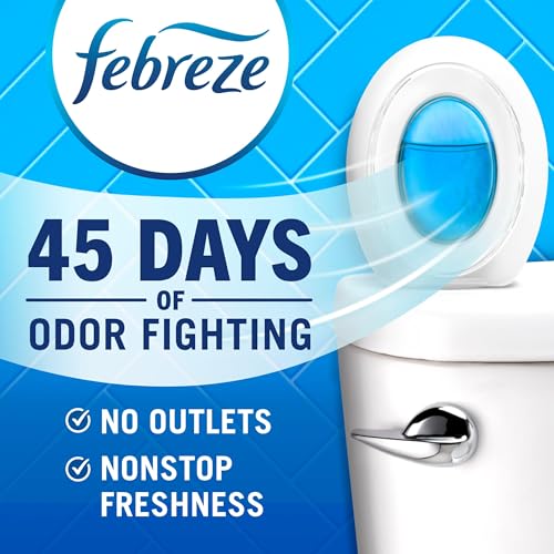 Febreze Bathroom Air Freshener, Odor-Fighting, Plug In Alternative,