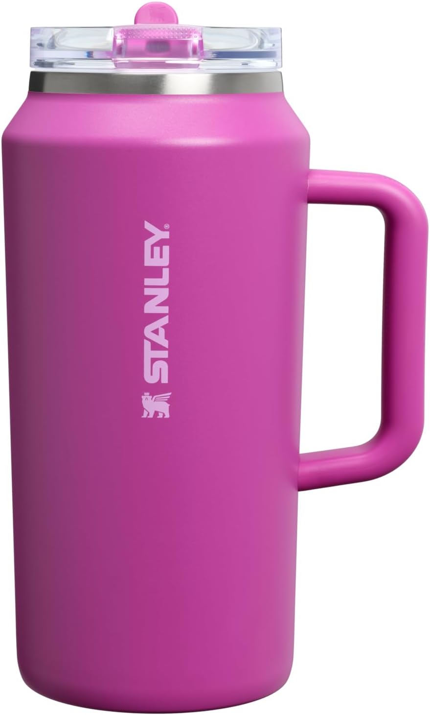 STANLEY Quencher ProTour 64 oz Tumbler - Leakproof Lid, Built-In Straw & Handle | BPA-Free Dark Blossom