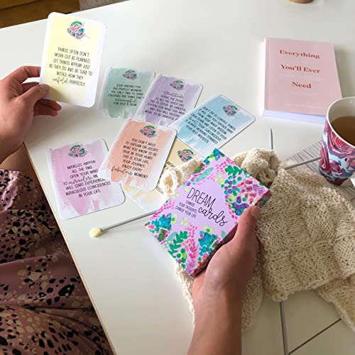 Dream Cards for Self-Care & Goal Achievement - 50 Empowering Cards
