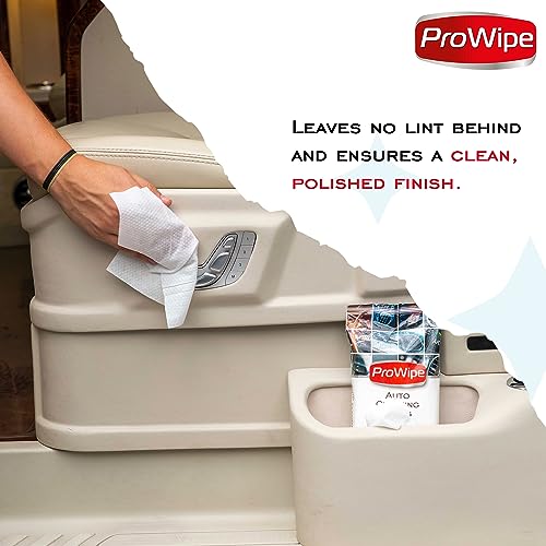 Prowipe Car Interior Cleaning Wipes - 40 Count Matte Finish Dash Cleaner