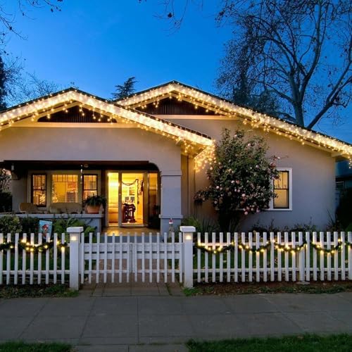 Dimmable 33Ft Waterproof Starry Fairy String Lights - Yellow, 100 LEDs