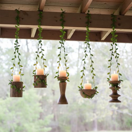 VICROIC 265ft Artificial Leaf Ribbon Vine for DIY Crafting and Decor