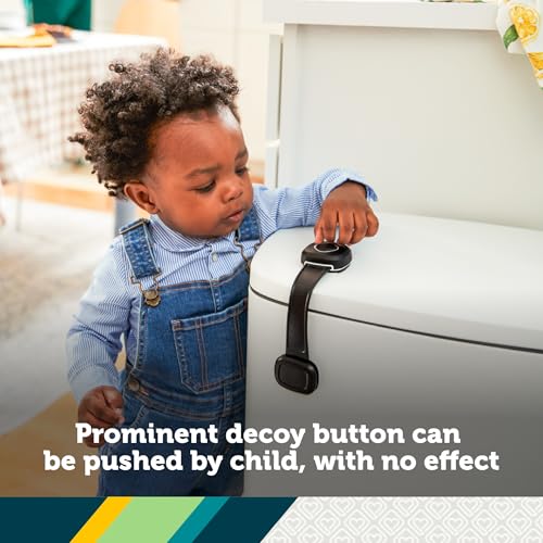 Safety 1st OutSmart Multi-Use Child Safety Lock, Black, 1-Pack