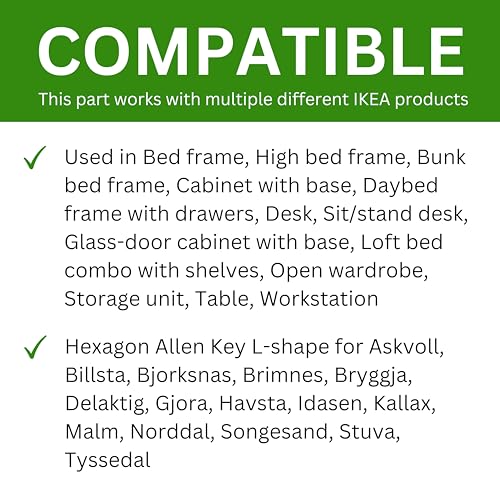 6MM Hexagon Allen Key - Replacement for IKEA Part #100049