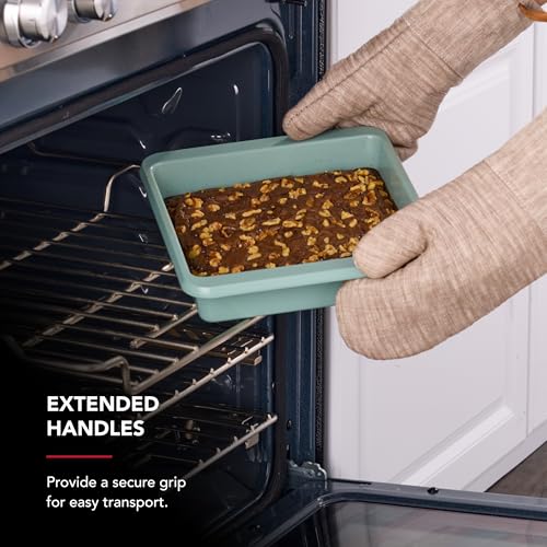 KitchenAid 9-Inch Square Cake Pan - Nonstick Aluminized Steel, Cardamom