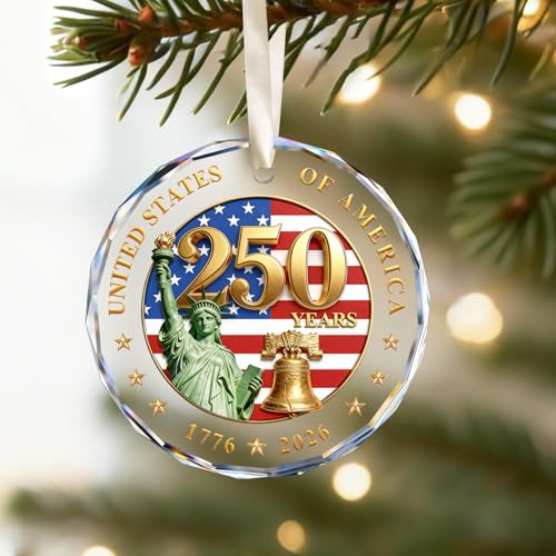 250th Anniversary USA Ornament - Liberty Bell Style-3 for 4th of July