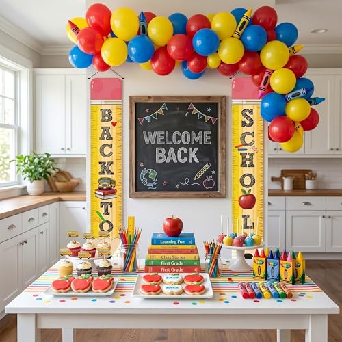 Pencil Shaped Back to School Porch Banners - 2 Pack