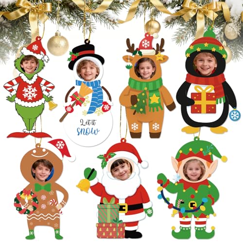 Colorful Christmas Picture Frame Craft Kit for Kids - 28 Pack DIY Ornaments