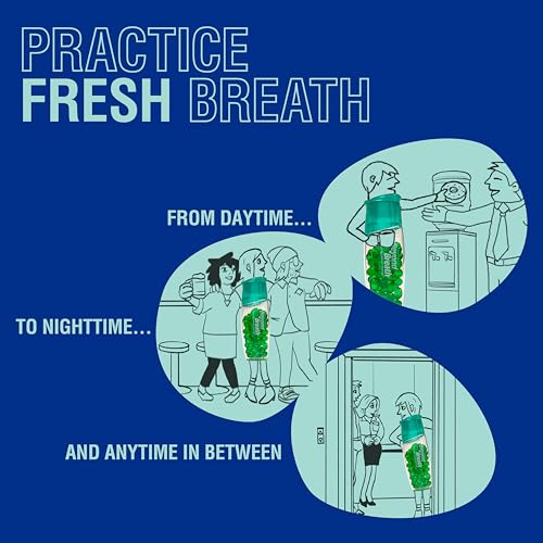 Beyond Breath Freshening Capsules 50 Count - Natural Parsley and Mint Oil Bad Breath Treatment