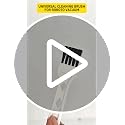 2-Pack White Handheld Vacuum Cleaning Brush for Hair & Dust