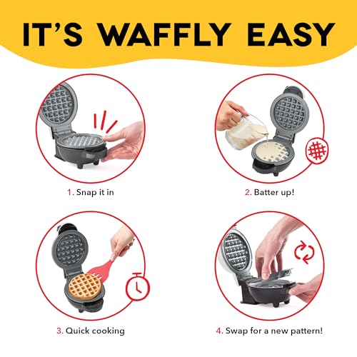 Dash MultiMaker Mini Waffle Plate Set - Winnie the Pooh & Piglet, 2-Pack
