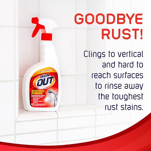 Iron OUT Rust Stain Remover Spray Gel - 24 oz No-Scrub Cleaner