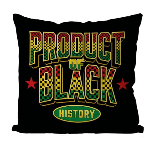 GAGEC 18x18 Juneteenth Pillow Cover - Black History Decor