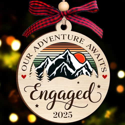 Engagement Ornament for Couples - NewEleven Eco-Friendly Keepsake